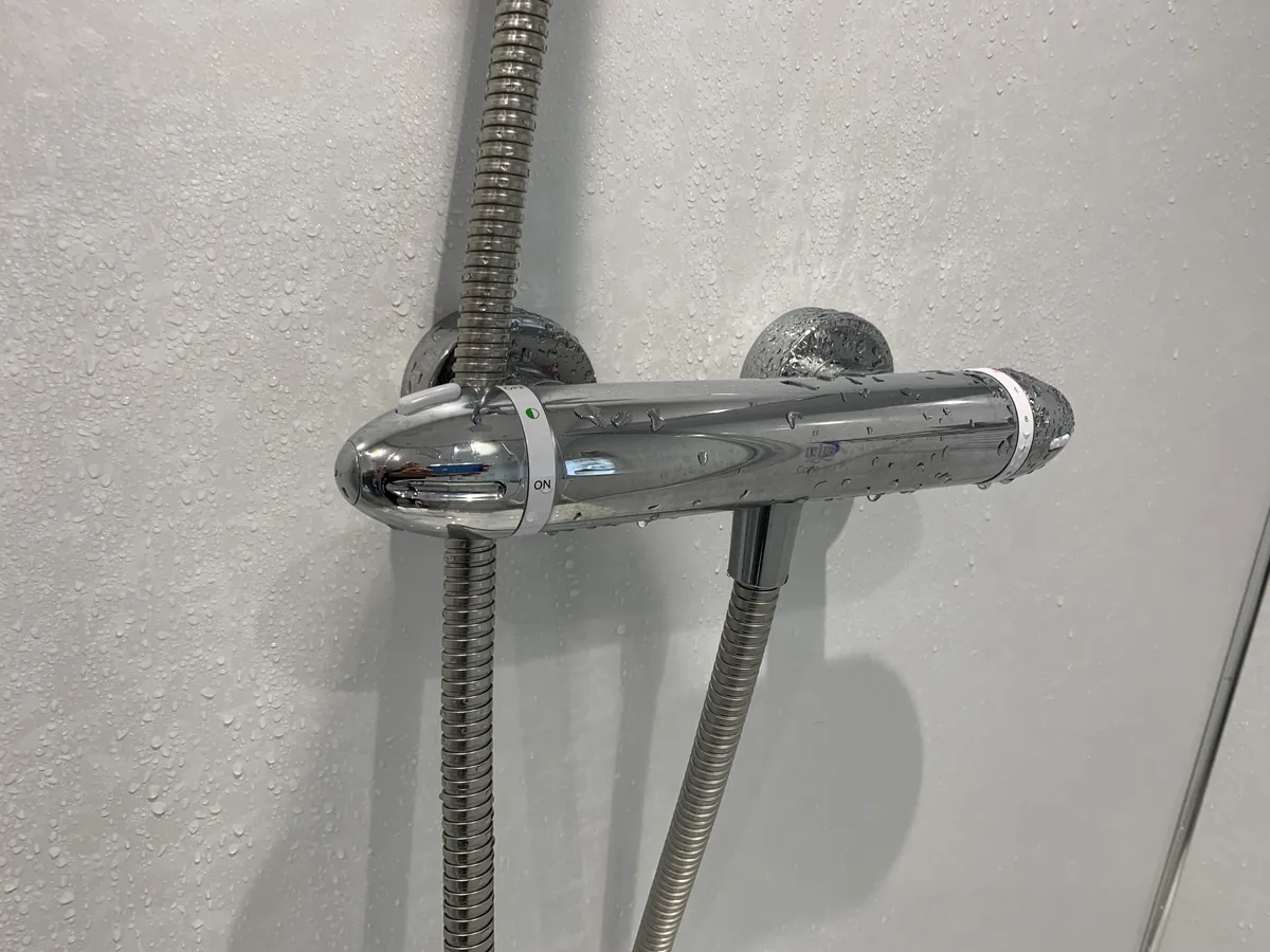 Bar mixer shower valve fitted in Exeter